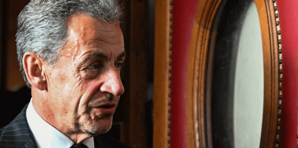 Nicolas Sarkozy op woensdag.