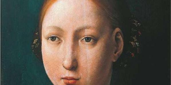Portret van de jonge Johanna van Castilië door Juan de Flandes (1480-1519). Ze is knap, intelligent, leert Latijn en heeft belangstelling voor muziek. Niets wijst erop dat haar latere leven zo dramatisch zal verlopen.