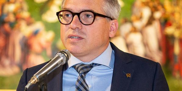 Matthias Diependaele (N-VA) op 9 augustus 2022.