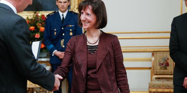 Connie Aerts reçue par le roi, en 2016