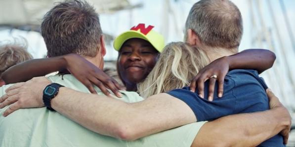 Over de oceaan bellen bereik