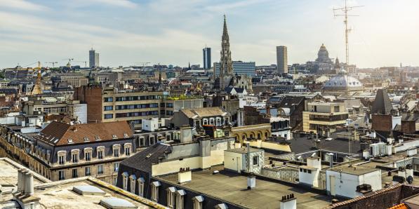 Bruxelles vue du ciel