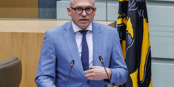 Matthias Diependaele (N-VA) op woensdag.
