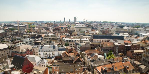 Huizen in Vlaanderen.