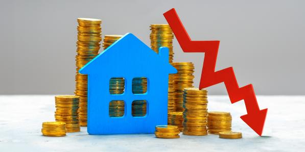 prix immobilier chute valeur maison