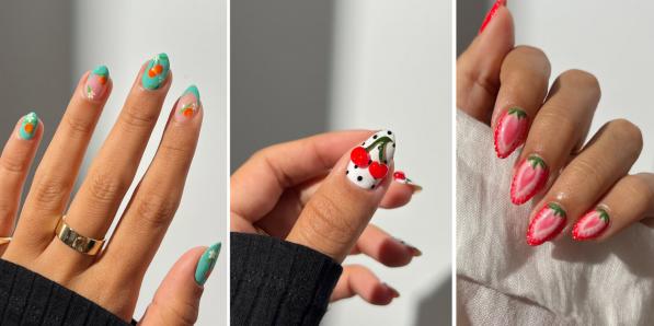 Nail art fruit