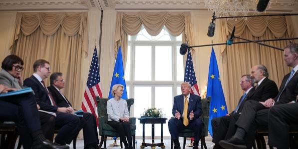 Ursula von der Leyen Donald Trump