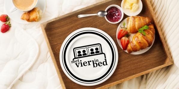 met vier in bed