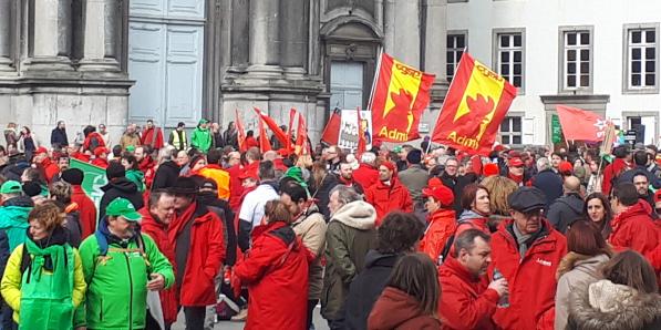 Manifestation gouvernement wallon 24 septembre