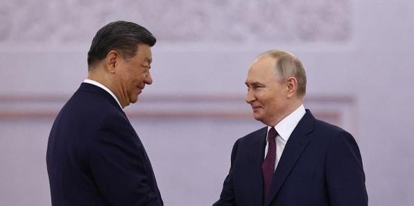 Vladimir Poutine et Xi Jinping.