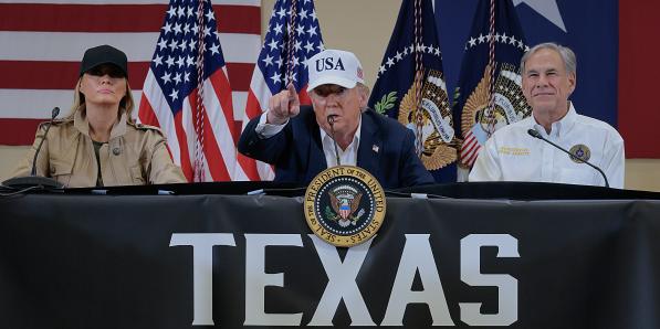 Trump Texas carte électorale