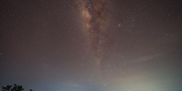 Photo du ciel et de la Voie lactée