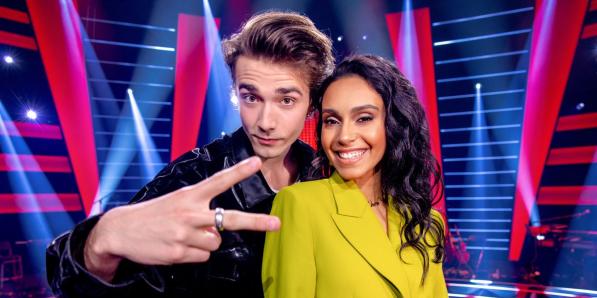 Aaron Blommaert Nora Gharib the voice kids