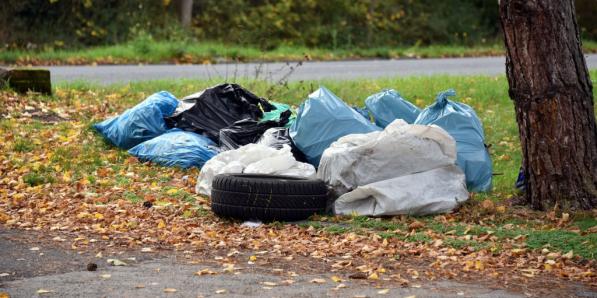 déchets sauvages