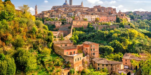 Siena, in Toscane.