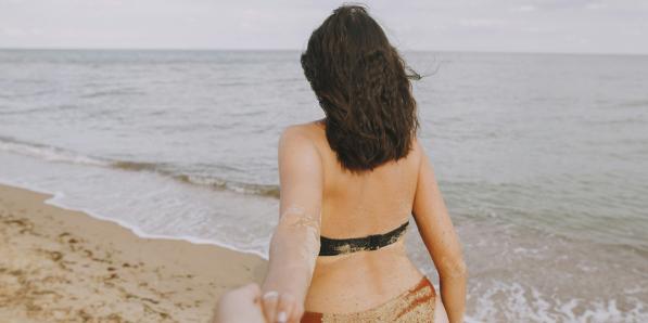 vluggertje op het strand