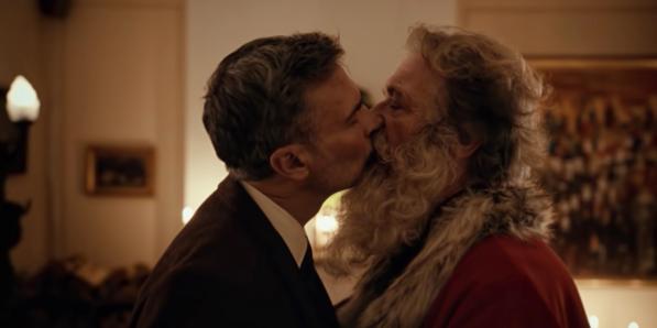 reclame kerstman uit de kast