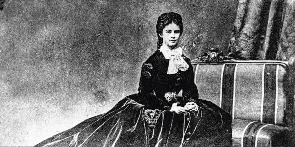 Foto van keizerin Elisabeth, hertogin in Beieren, beter bekend als Sisi