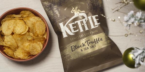 KETTLE Chips ‘Black truffle & Seasalt’