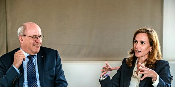 Frank Veranneman en Karla Basselier.