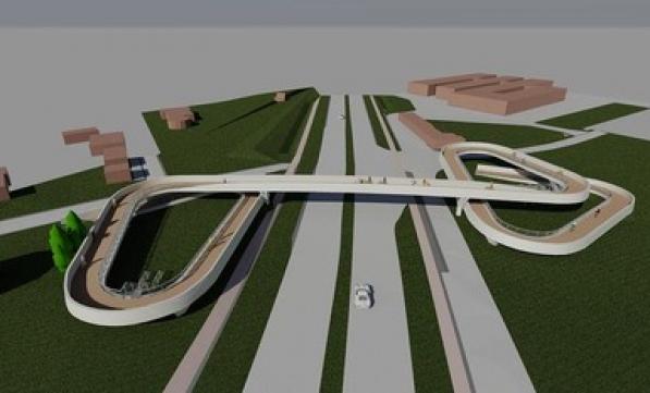 nleg Fietsbrug Over De N36 In Deerlijk Zal Pas Deze Zomer Zijn Kw Be Nieuws Uit West Vlaanderen