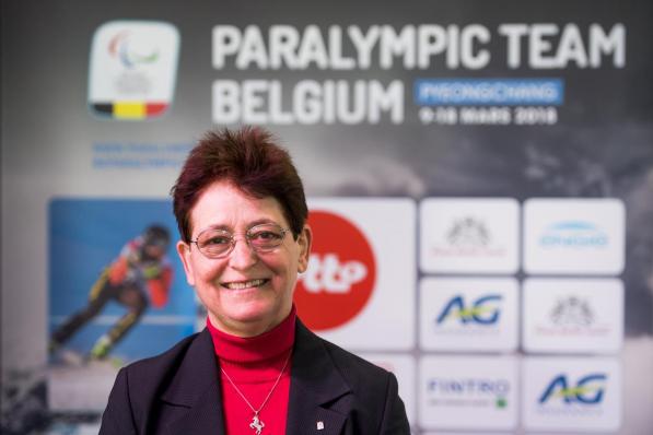 Sinds 2009 is Anne d’Ieteren voorzitter van het Belgian Paralympic Committee en de Ligue Handisport Francophone.©JASPER JACOBS BELGA