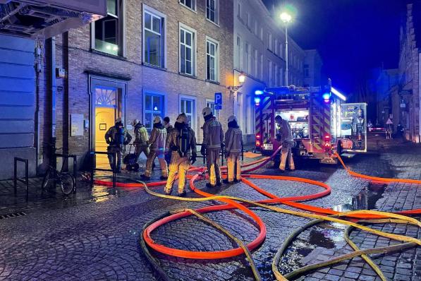 De brandweer had de situatie snel onder controle.© foto JVM