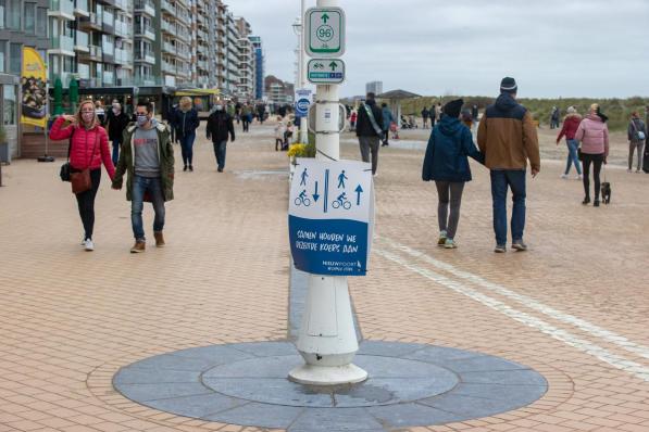 Je moet zeker tot 3 januari weer een mondmasker dragen.©KURT DESPLENTER BELGA