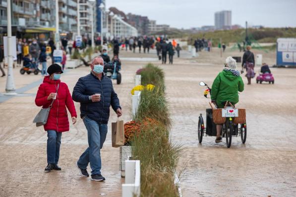 De Kust is klaar voor een ongewone - maar veilige - kerstvakantie.©KURT DESPLENTER BELGA