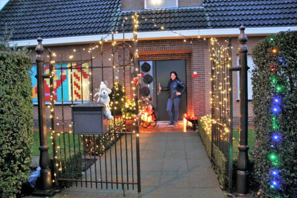 Het huis van de familie Daldini in de Emiel Hullebroecklaan kreeg het meest stemmen.© Andréa Decock