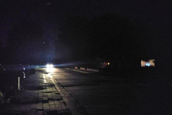 In grote delen van de stad zag je geen hand voor ogen.© AN