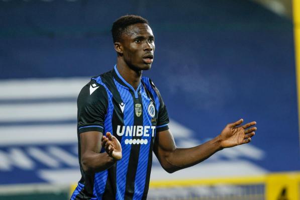Odilon Kossounou blijft nog even bij Club Brugge.©BRUNO FAHY BELGA