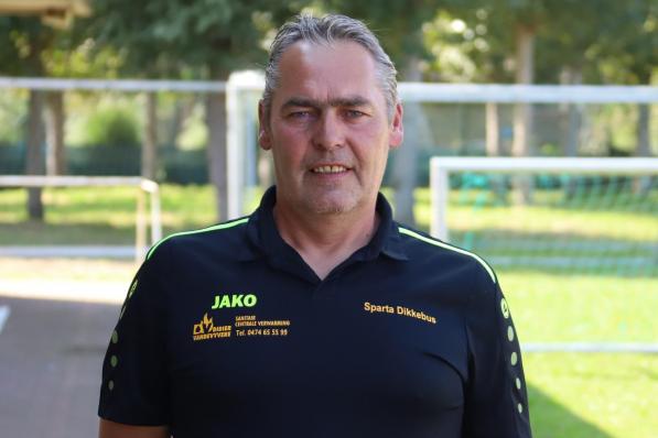 Diego Valcke neemt eind dit seizoen afscheid als hoofdcoach van Sparta Dikkebus.© foto Bart