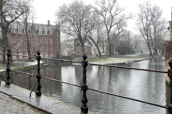 Het Minnewater in Brugge.© JVM