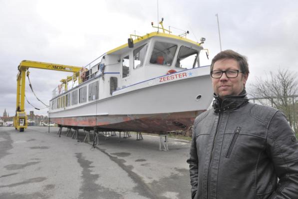 Andy Olislagers van de rederij Seastar: “Onze boten zijn coronaveilig ingericht.”© IV