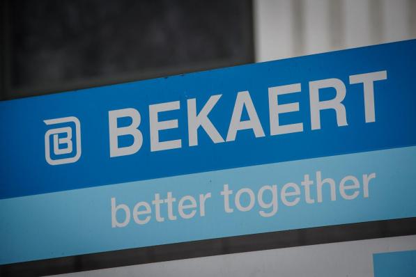 Bedrijfsafvalwater van Bekaert kan gebruikt worden door Devamix en BSV.©KURT DESPLENTER BELGA