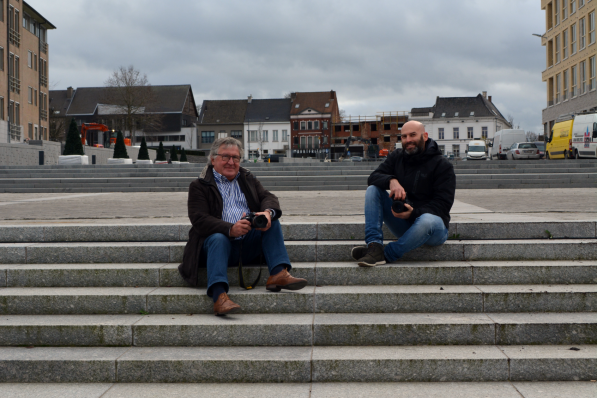 Paul Gheskiere en Pieter-Jan Vandenbulcke zijn de beeldambassadeurs. (foto Julie Vervaeke)