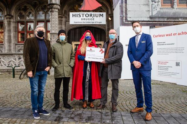 Philip Pierins, Jovi Cauwels, Dominique Uyttenhove, Bart Hollevoet en Stijn Boone.©Davy Coghe Davy Coghe