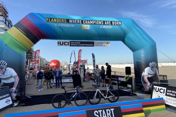 Het WK wielrennen vindt in september plaats in Knokke-Heist.© MM