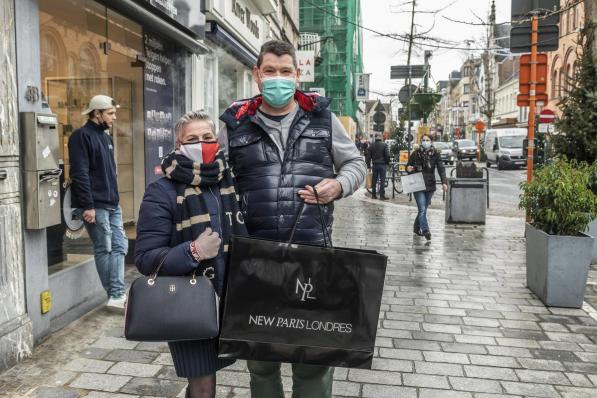 De shoppers opnieuw veilig naar Roeselare krijgen, dat is een van de betrachtingen van de hernieuwde samenwerking.©STEFAAN BEEL Stefaan Beel
