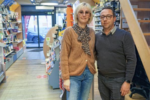 Coralie Willekens en Steve Seynhaeve. (foto CLL)