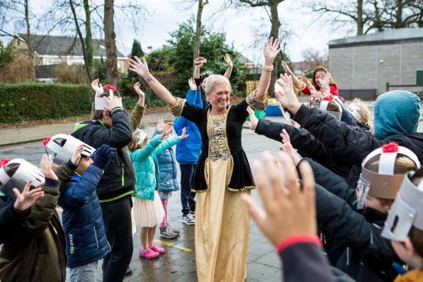 MPI De Kaproenen in heuglijker tijden : bij het afscheid Carine Loonis in december 2018.©Davy Coghe Davy Coghe