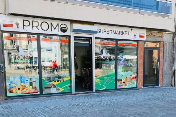 Straks krijgt Wevelgem ook een Poolse supermarkt, zoals deze ‘Promo’ in Deinze©Stefaan Lernout