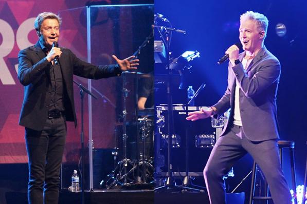 Willy én Christoff, samen in de Lotto Arena voor een meezingfeest.© PADI/Daniël