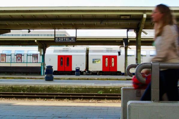 De feiten deden zich voor in het station van Kortrijk. Verschillende vrouwen meldden hoe de man hen betastte.© BELGA