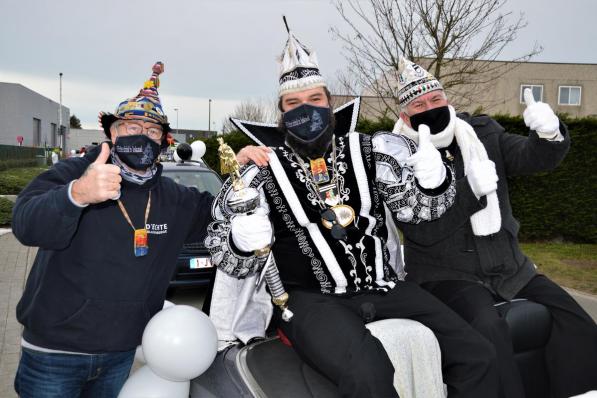 Dit geeft toch een beetje het gevoel van carnaval, zegt Prins Carnaval Joric I.© WK