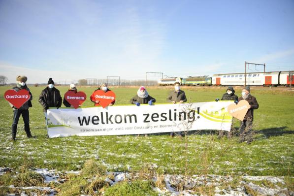 De duurzame energie groep Oostkamp is pro De Zesling. (foto GST)