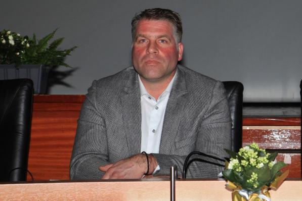 Burgemeester Bram Degrieck van De Panne.© MVO