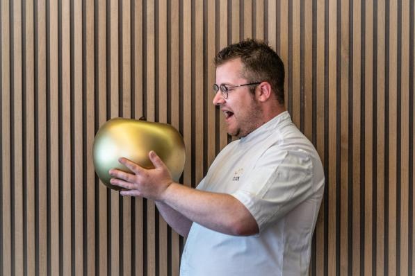 Chef Antoine Rabaut van Feu d’Or. (Foto Westtoer)