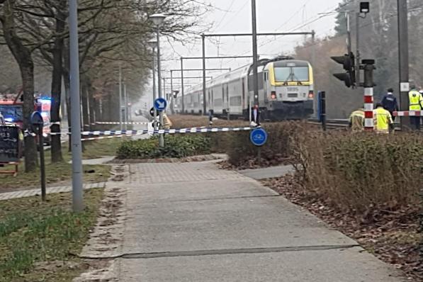 Ongeval gebeurde ter hoogte van de oversteek in de Guido Gezellelaan.© TD